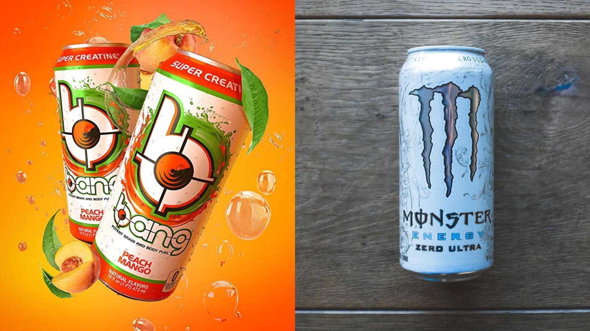 Bang vs. Monster Energy Drinks: Caffeine, Health Benefits & Risks