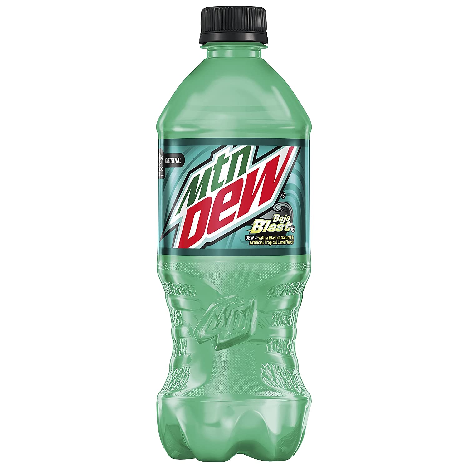 Mountain Dew Baja Blast bottle