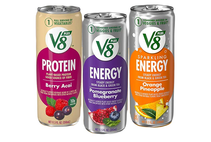 How Much Caffeine Is in a V8 +Energy Drink? What to Know!