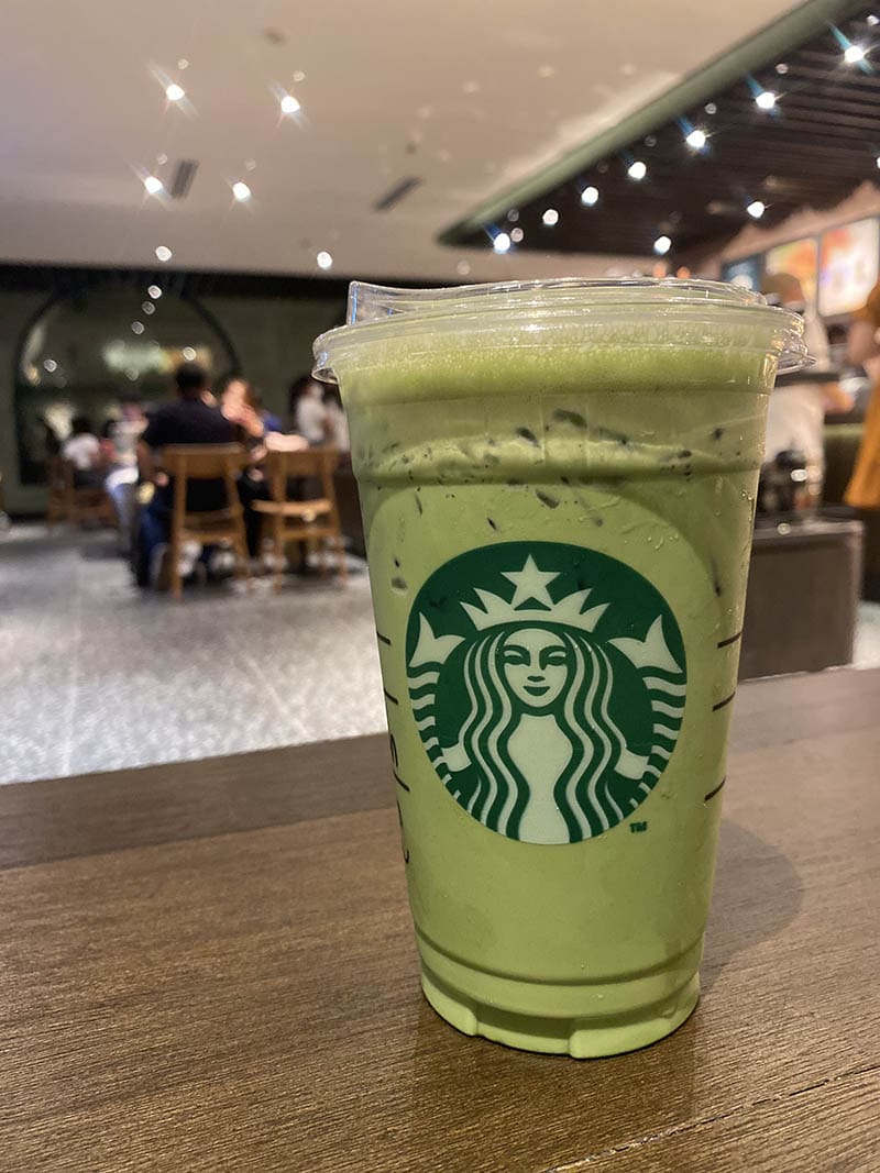 Starbucks Green Tea Matcha Latte