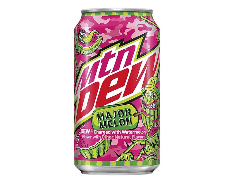 How Much Caffeine is in Mountain Dew Major Melon? 2026 Breakdown