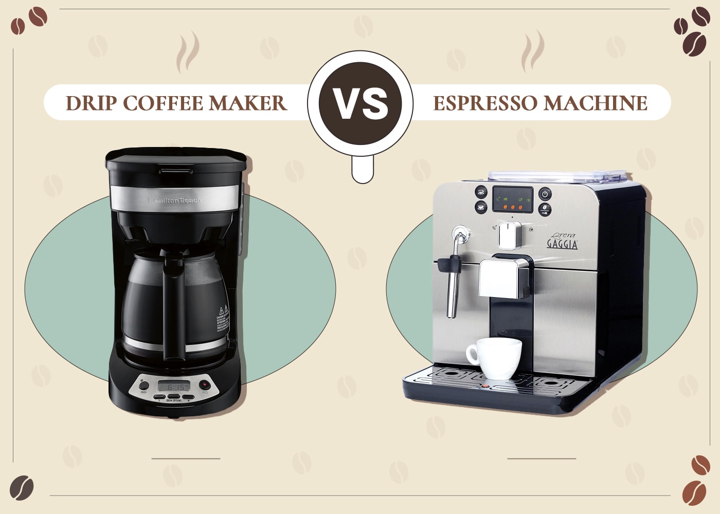 Drip Coffee Maker vs Espresso Machine: The Differences Explained